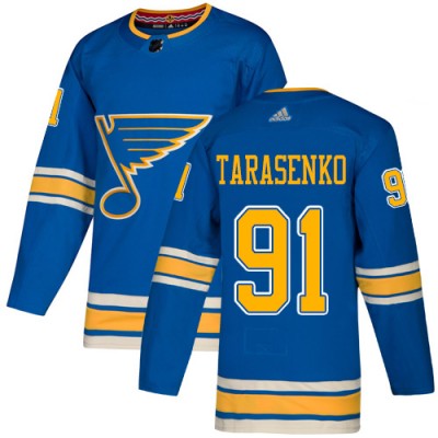Adidas St. Louis Blues #91 Vladimir Tarasenko Light Blue Alternate Authentic Stitched NHL Jersey